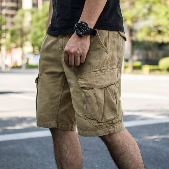 Hong Kong Style Workwear Shorts For Men - Image 3
