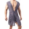 Gold Dot Bathrobe Men's Sexy Coat - Image 7