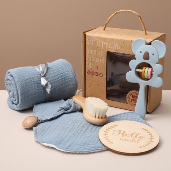 Bopoobo 1Set Bath Toys Set Kid Swaddle Wrap Baby Milestones - Image 2