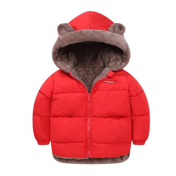 Boy's Cotton-padded Winter Jacket, Children's Cotton-padded Jacket, Double-sided Wear - Image 6