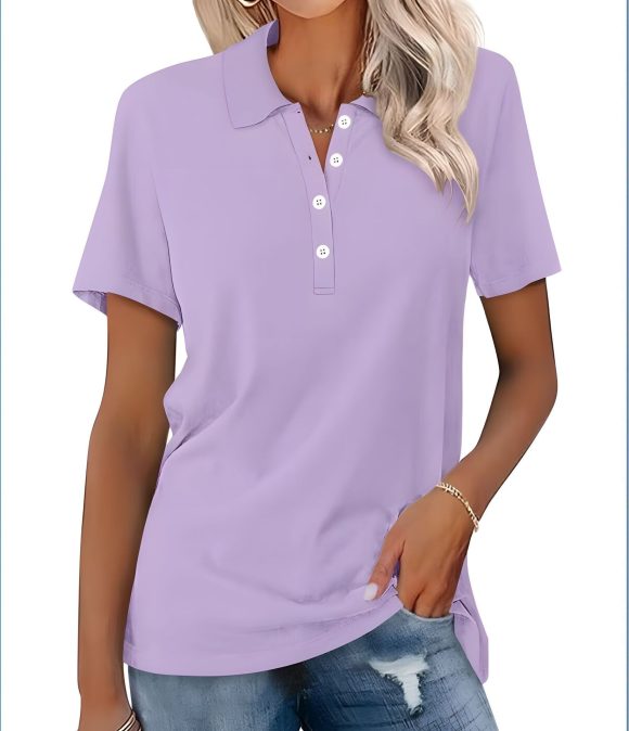 Women's Short-sleeved Slim-fit Casual Fashion Top - Image 3