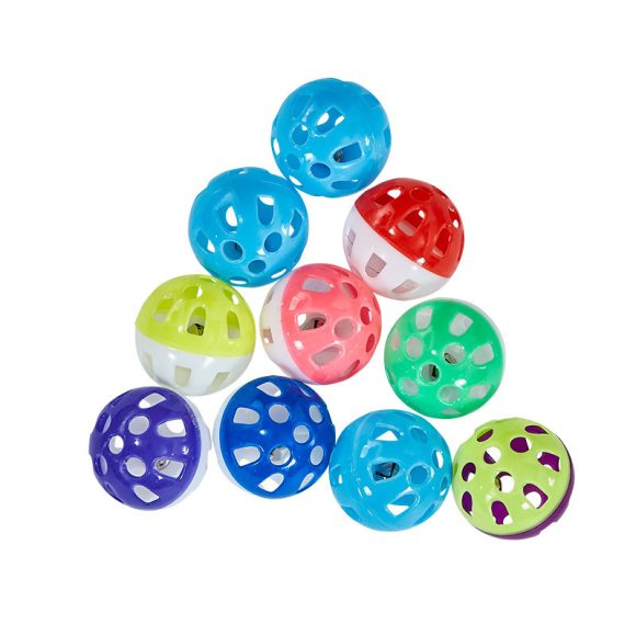 Pet Cat Toy Hollow Out Plastic Bell Interactive Sounding Supplies - Image 4