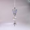 Beads Blue Clear Heart Ornaments - Image 3