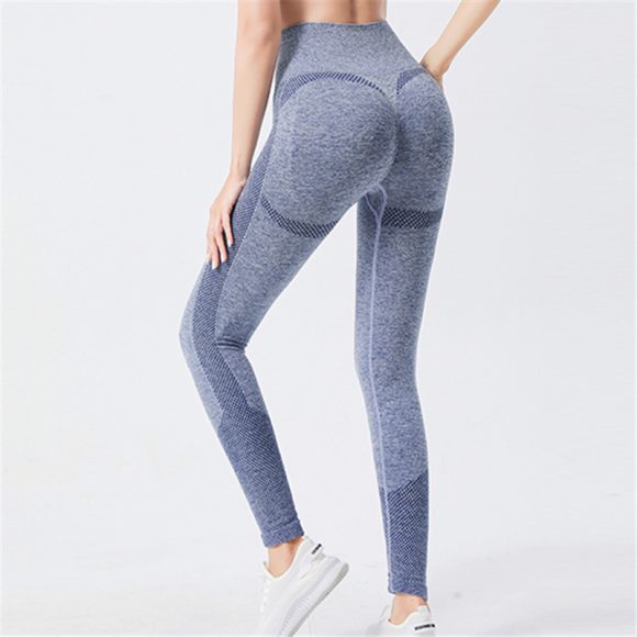 Women's High Waisted Leggings Are Breathable Elastic Shaping And Suitable For Running Yoga And Exercise - Image 8