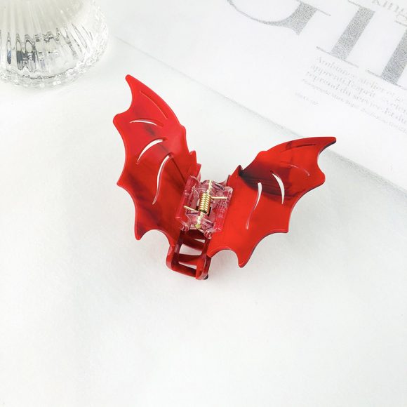Bat Barrettes Halloween Funny Girl - Image 9