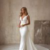 Sexy V-Neck Sleeveless Tail Wedding Dress Long Dress - Image 2