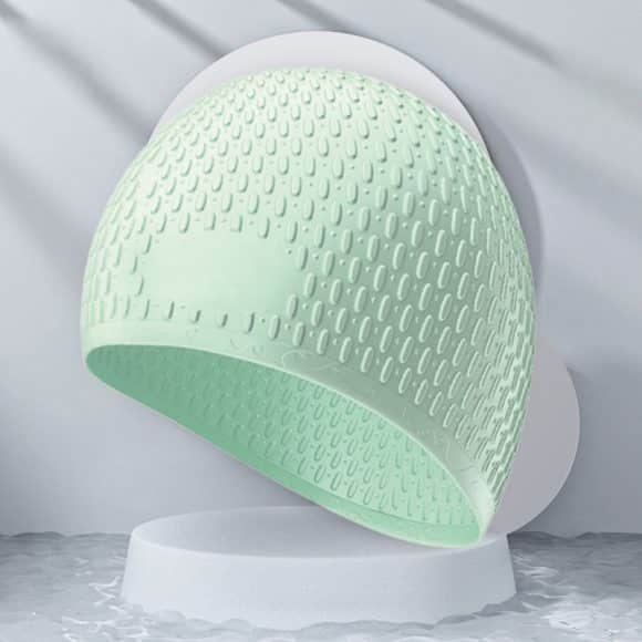 Fashion Silicone Water Drop Swimming Cap - Image 8