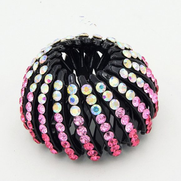 Bird's Nest Hairpin Color Rhinestone Ponytail Ball Hairpin - Image 8