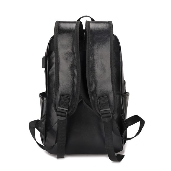 PU Leather European And American Style Men's Business Casual Backpack - Image 6