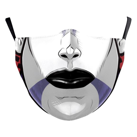 Halloween Digital Printing Funny Horror Face Double Layer Dust Mask - Image 7