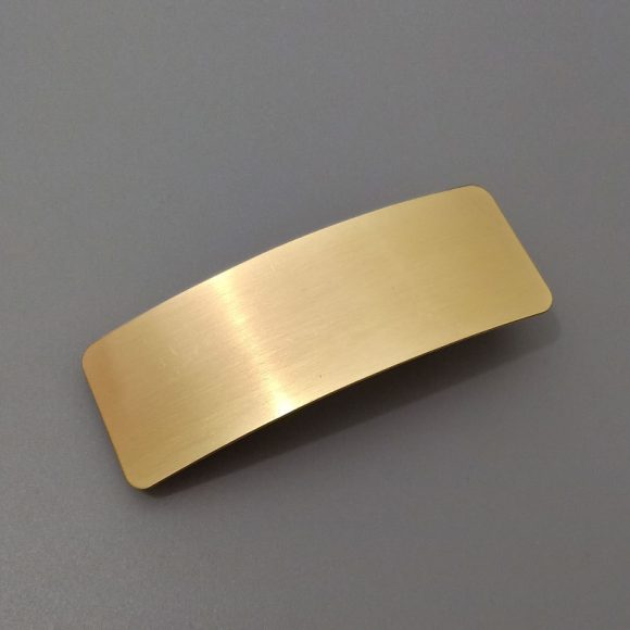 Brushed Metal Barrettes European American Simple Versatile Temperament Ins Fashion Normcore Style Ponytail Clip - Image 5