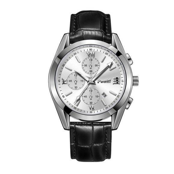 Fashion Men's Quartz Watch High-end Business Waterproof Watch Genuine Leather - Image 8