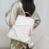 Simple Solid Color Backpack Women's Fashion Travel Backpack - Image 2