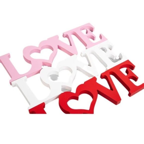 Cross-border Hot Love Conjoined Wooden Craft Ornaments - Image 5