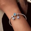 Summer Vacation Style Ins925 Silver Bead Scattered Beads