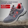 Four Seasons Men's Solid Soled Safety Protection Shoes - Image 5