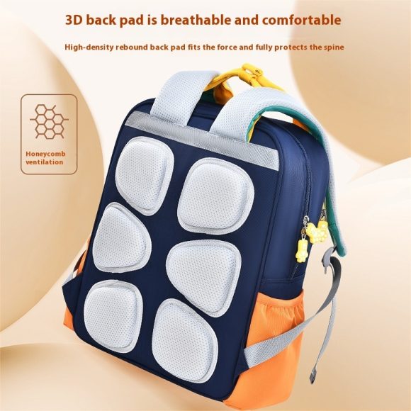Primary School Student Schoolbag Cute Female Spine-protective Backpack Waterproof - Image 2