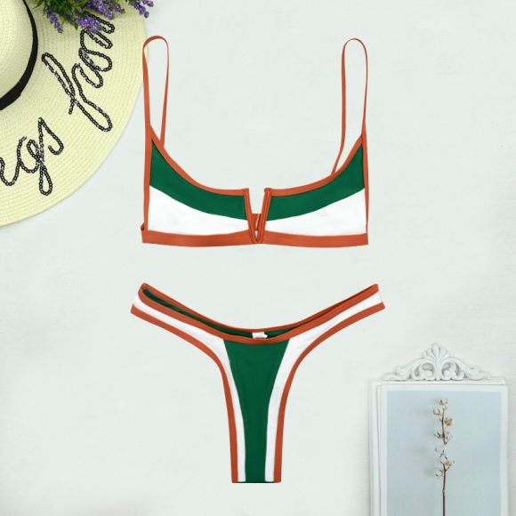Split Swimsuit European And American Bikini Sexy Hot Selling Amazon Swimsuit Bikini - Image 4