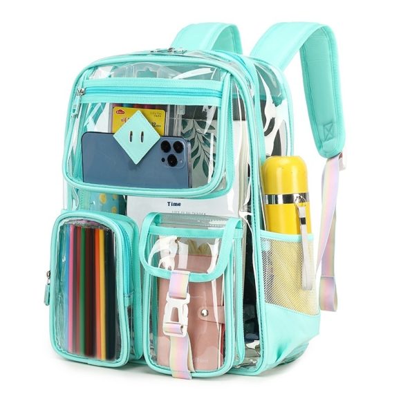 Transparent Bag Waterproof Primary School Student Schoolbag For Junior High School Grade - Image 4