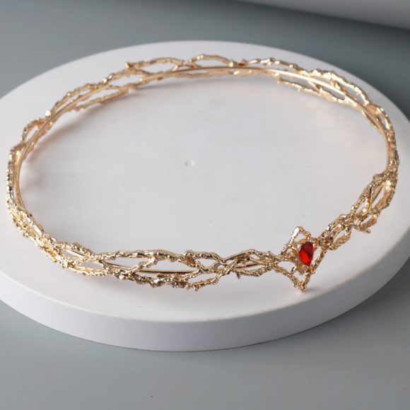 Gem Crystal Crown Hair Clasp Ladies - Image 5