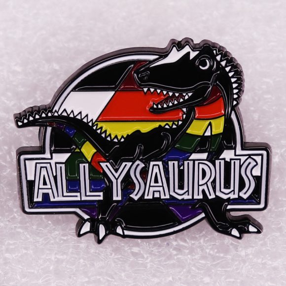 Cartoon Rainbow Metal Brooch - Image 8
