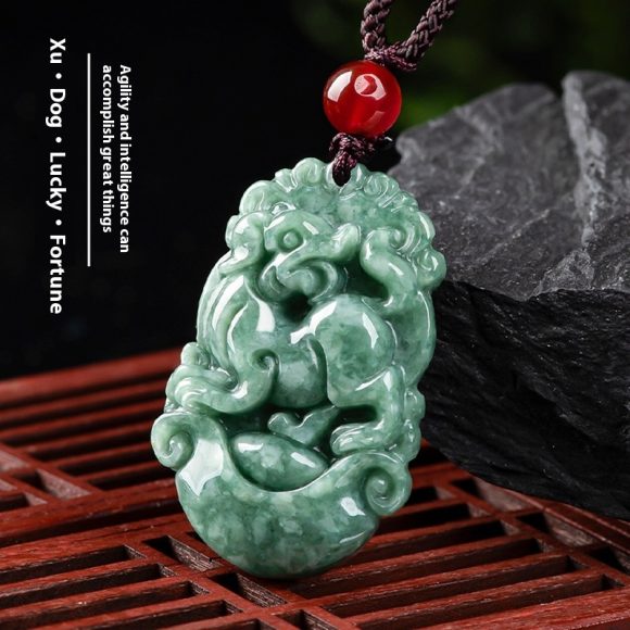 Natural A Cargo Jade Zodiac Rat Ox Tiger Rabbit Dragon Snake Horse And Sheep Monkey Chicken Dog Pig Jade Pendant Ornaments Wholesale - Image 6