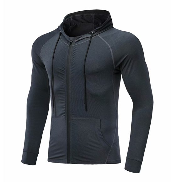 Men's Long-sleeved Stretch Tight Fitness Training Suit - Image 10