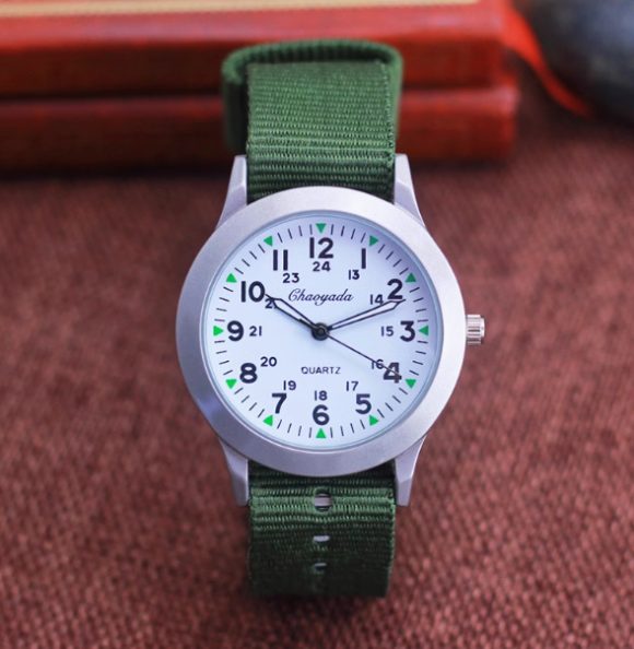 Girls And Boys Waterproof Canvas Quartz Watch - Image 3