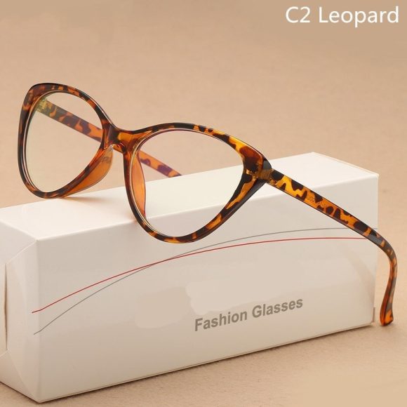 Fashion Cat Eye Glasses Frame Retro Trendy Artistic - Image 4