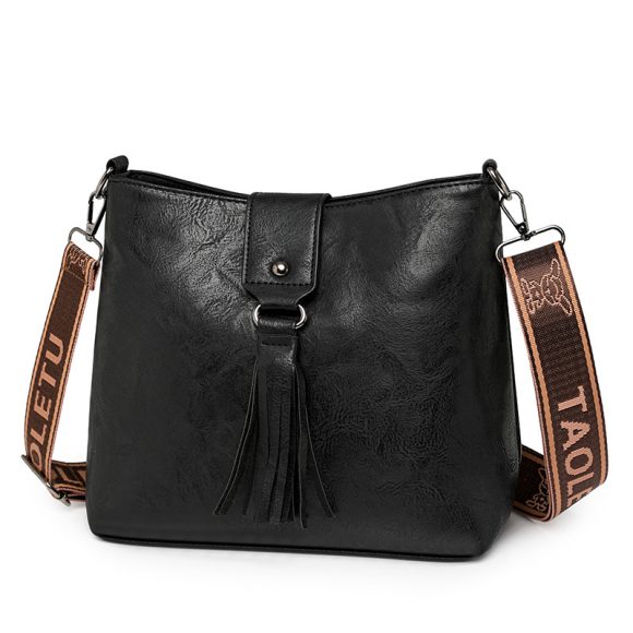 Retro Women's Leisure Bucket Bag Shoulder Messenger Bag - Image 6