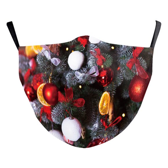 Christmas Light Shadow Digital Printing Double-layer Dust Mask - Image 6