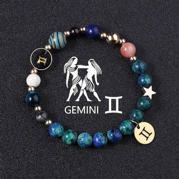 Twelve Constellations Bracelets Natural Stone Phoenix Lapis Lazuli Eight Planets - Image 6