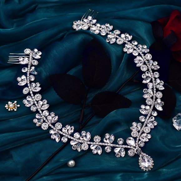 Head Chain Bridal Jewelry Women Luxury High-end Zircon Headband - Image 3