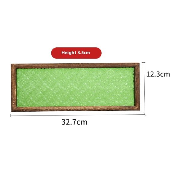 Home Fashion Personality Retro Green Begonia Tray - Image 9