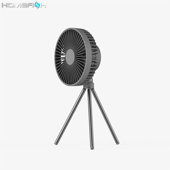 Tripod Camping Fan Desktop Portable Tent Hangable Ceiling Fan Small Outdoor Fan - Image 4
