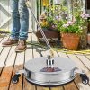 High Pressure Stainless Steel 3-wheel Extended Pole Floor Cleaner - Image 3