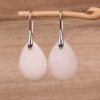 Natural Crystal Water Drop Earrings Women