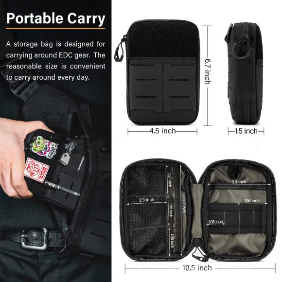 Outdoor Tactics Medical Storage Bag Multifunctional Small Waist Bag - Image 3