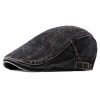 Fashion Wash Denim Beret Men