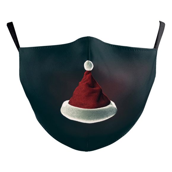 Christmas Red Digital Printing Double-layer Dust Mask - Image 9