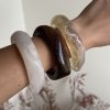 European And American Exaggerated Ins Style Acrylic Fashion Bracelet Irregular Translucent Design - Image 2