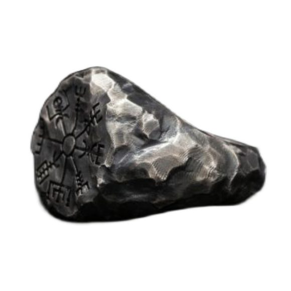 Fashion Retro Carved Compass Ring - Image 3