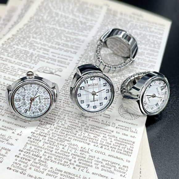 Ring Watch Simple Gold And Silver Shell All-Match Ring Watch - Image 8