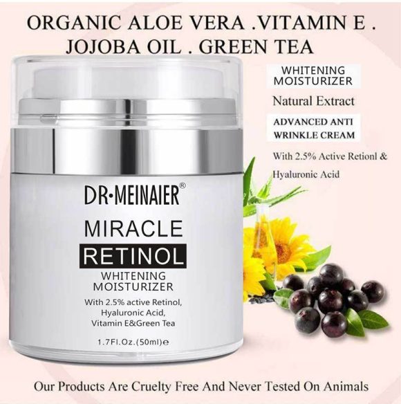 Retinol Moisturizing Cream Shrinks Pores And Restores Skin Care - Image 4