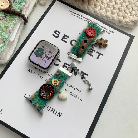 Christmas Plush Bracelet Autumn And Winter Atmosphere Strap - Image 2