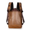 Korean Style Backpack Men's PU Leisure Travel - Image 3