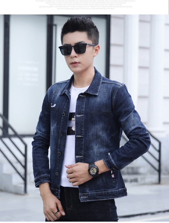 Printed vest casual denim - Image 4