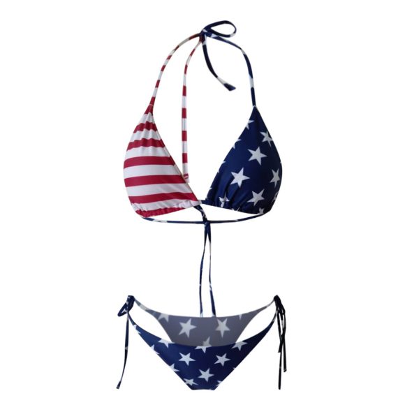 Printed sexy bikini split swimsuit - Image 3