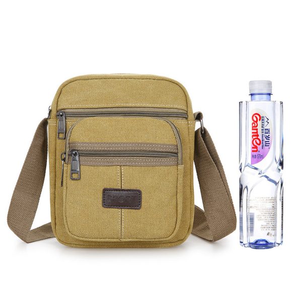 Canvas Retro Men's Messenger Bag - Image 3