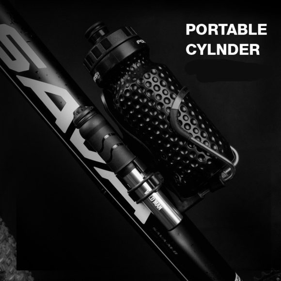 WILD MAN high pressure mountain road bike portable bicycle pump US law mouth universal mini basketball pump - Image 5